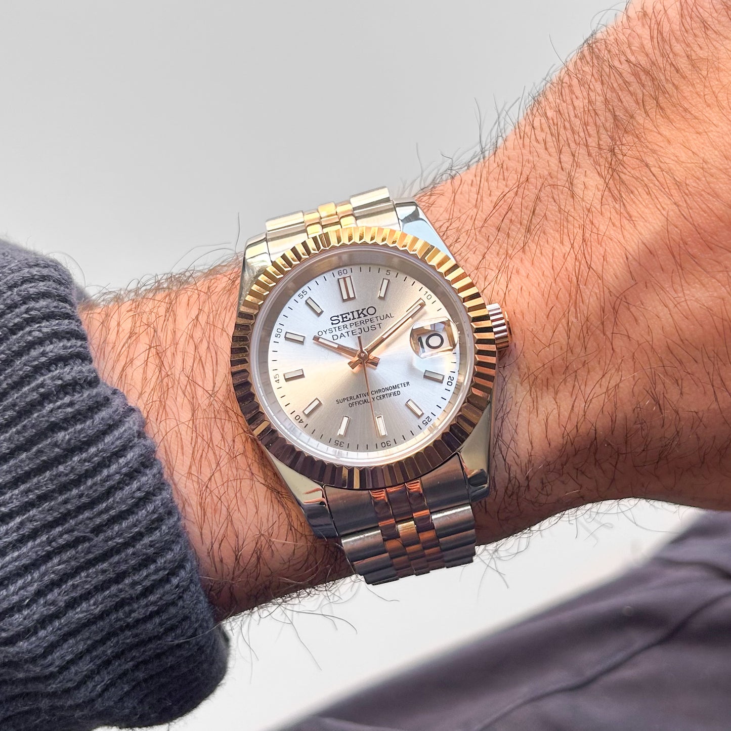 Datejust Perla Acero - Oro Rosa