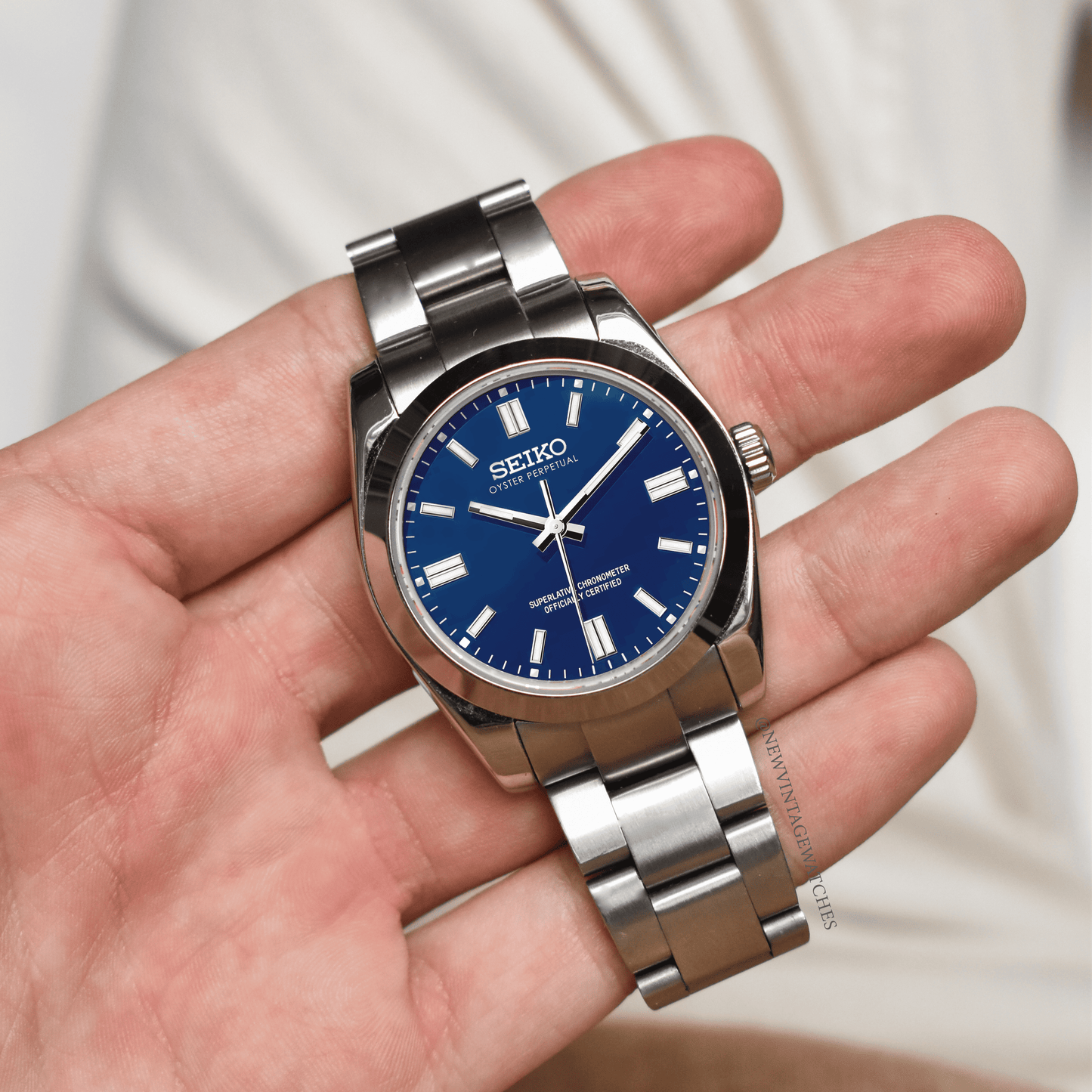 Oyster Perpetual Azul Marino
