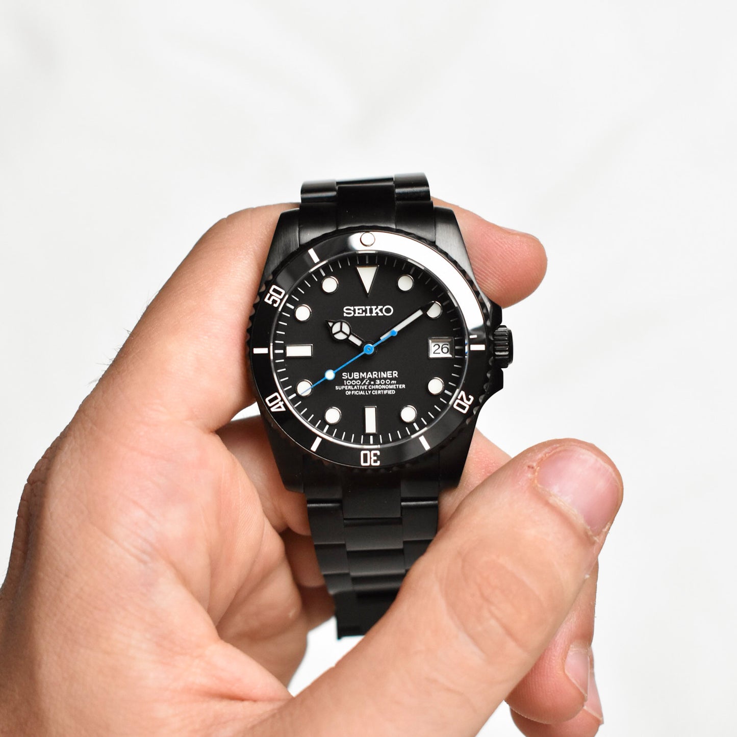 Submariner Negro Cyan