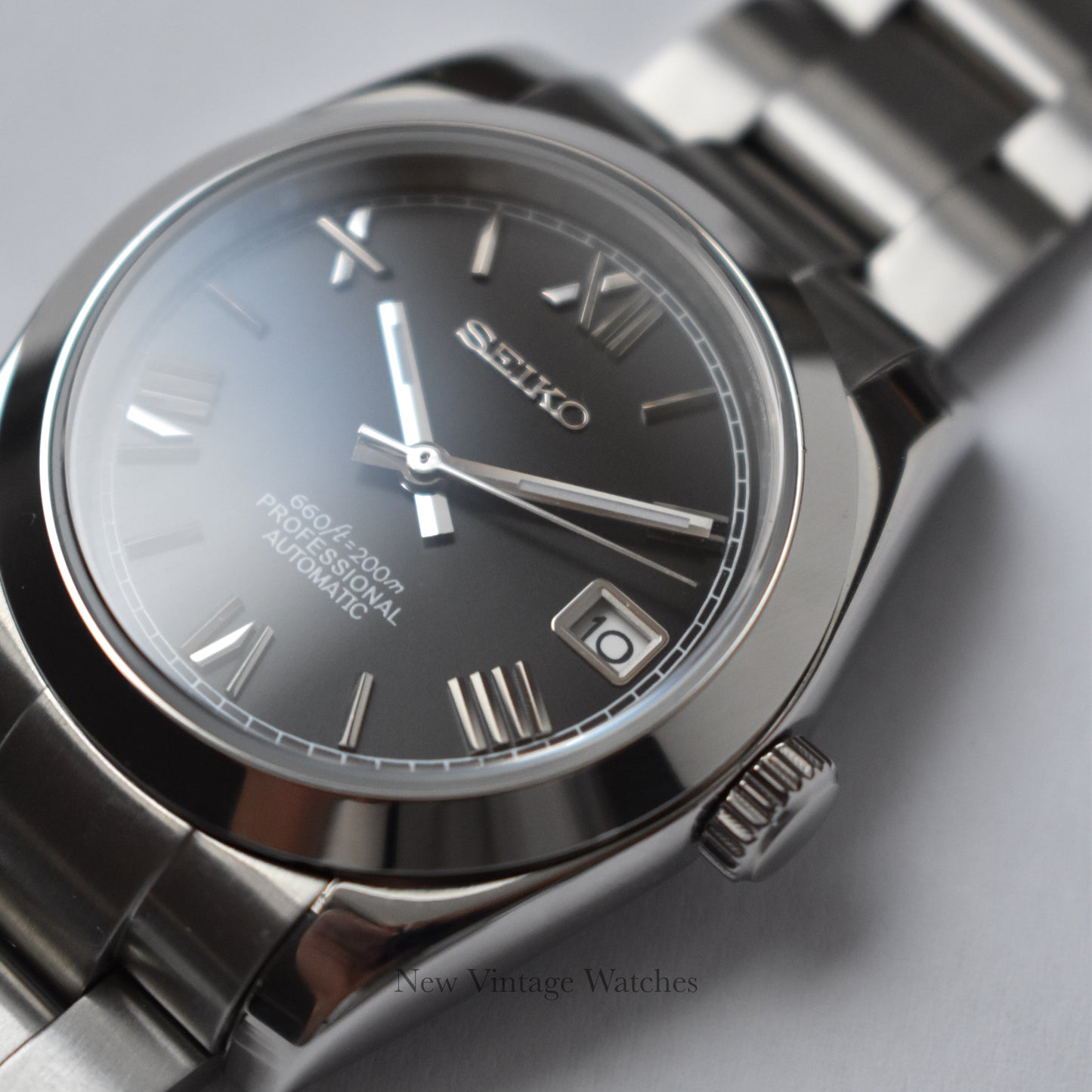 Datejust Negro Índices Romanos