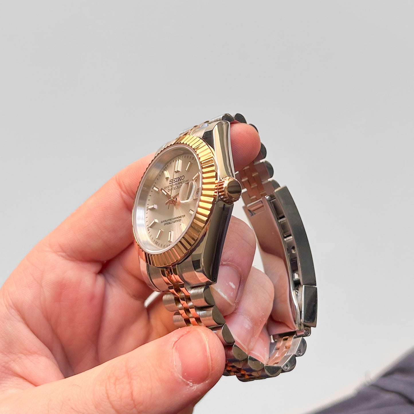 Datejust Perla Acero - Oro Rosa