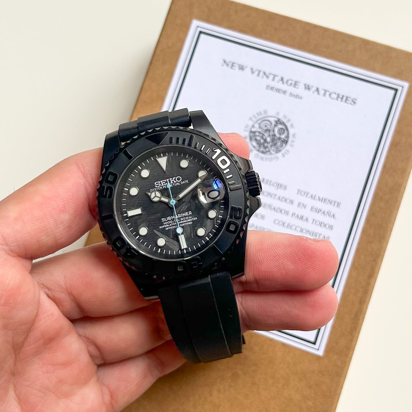 Submariner Negro Carbono