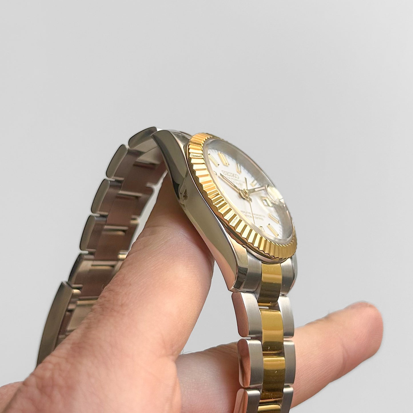 Datejust Blanco Acero - Oro