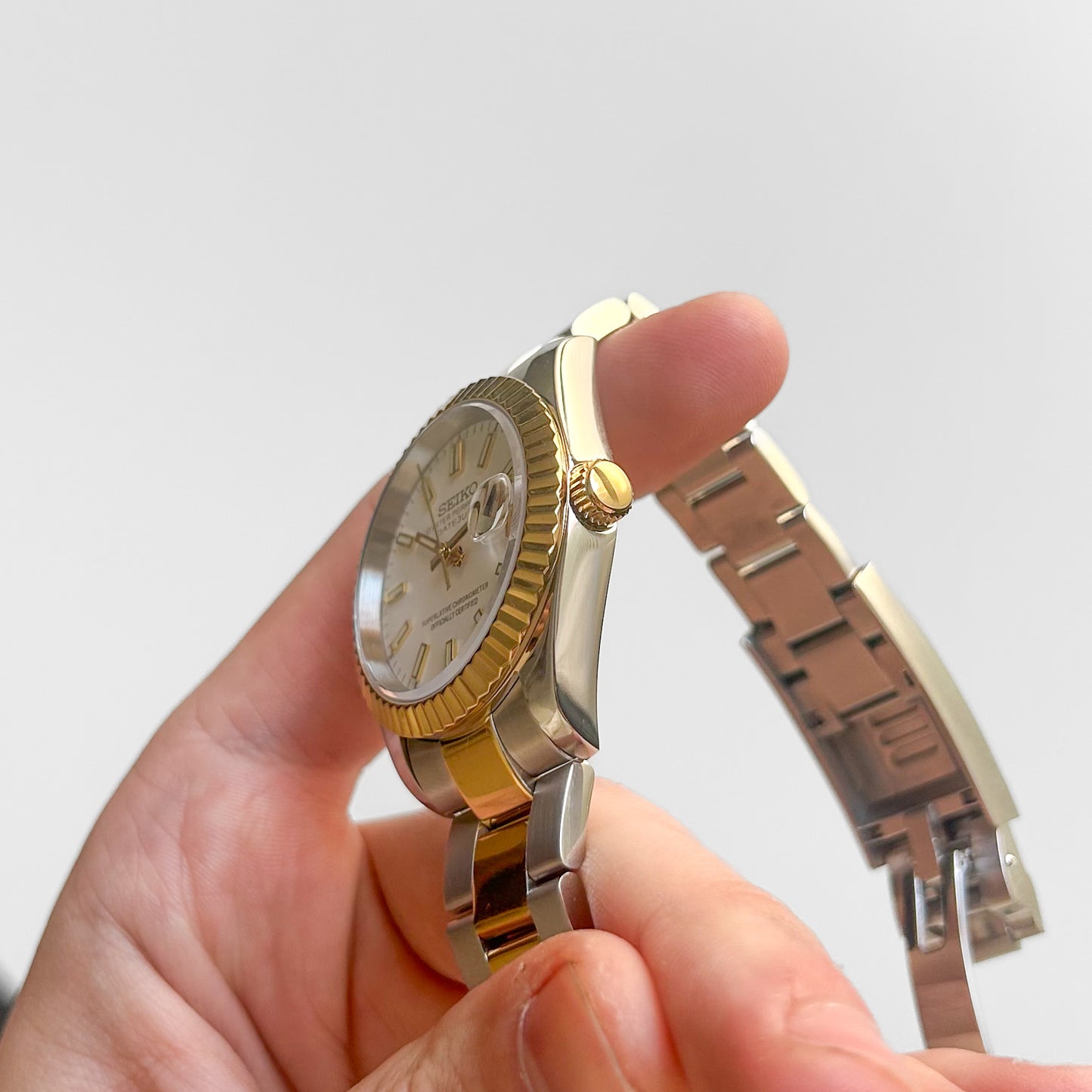 Datejust Blanco Acero - Oro